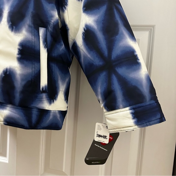 Free People Movement/ Free People Bunny Slope Printed Puffer Blue size L & M - Picture 8 of 10